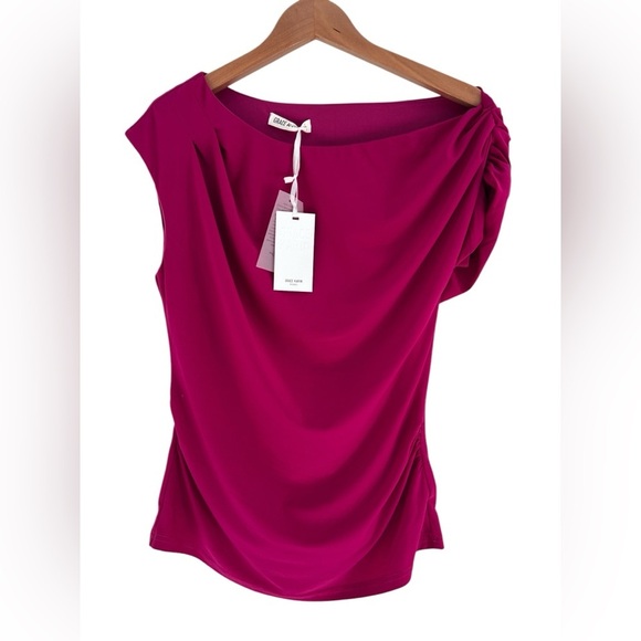 Grace Karin Women's Fuchsia Pink Blouse new with tags - Picture 8 of 8
